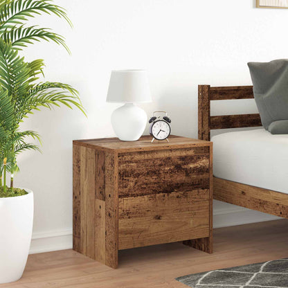 vidaXL Nachttisch Altholz 45 x 34 x 44,5 cm Holzwerkstoff