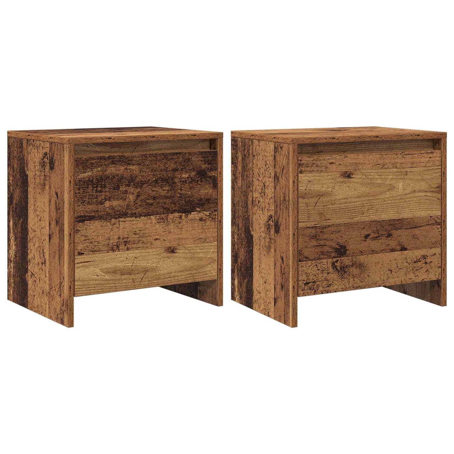 vidaXL Nachttisch Altholz 45 x 34 x 44,5 cm Holzwerkstoff