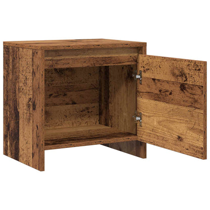 vidaXL Nachttisch Altholz 45 x 34 x 44,5 cm Holzwerkstoff
