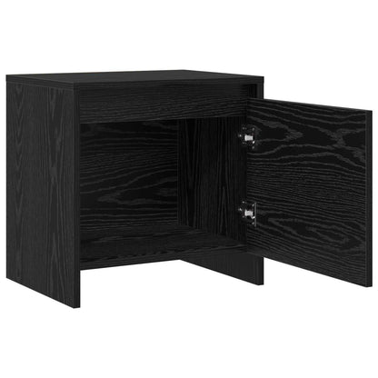 vidaXL Nachttisch Schwarz Eichen-Optik 45 x 34 x 44,5 cm Holzwerkstoff