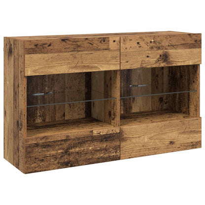 vidaXL TV-Wandschrank Altholz 98,5 x 30 x 60,5 cm Holzwerkstoff