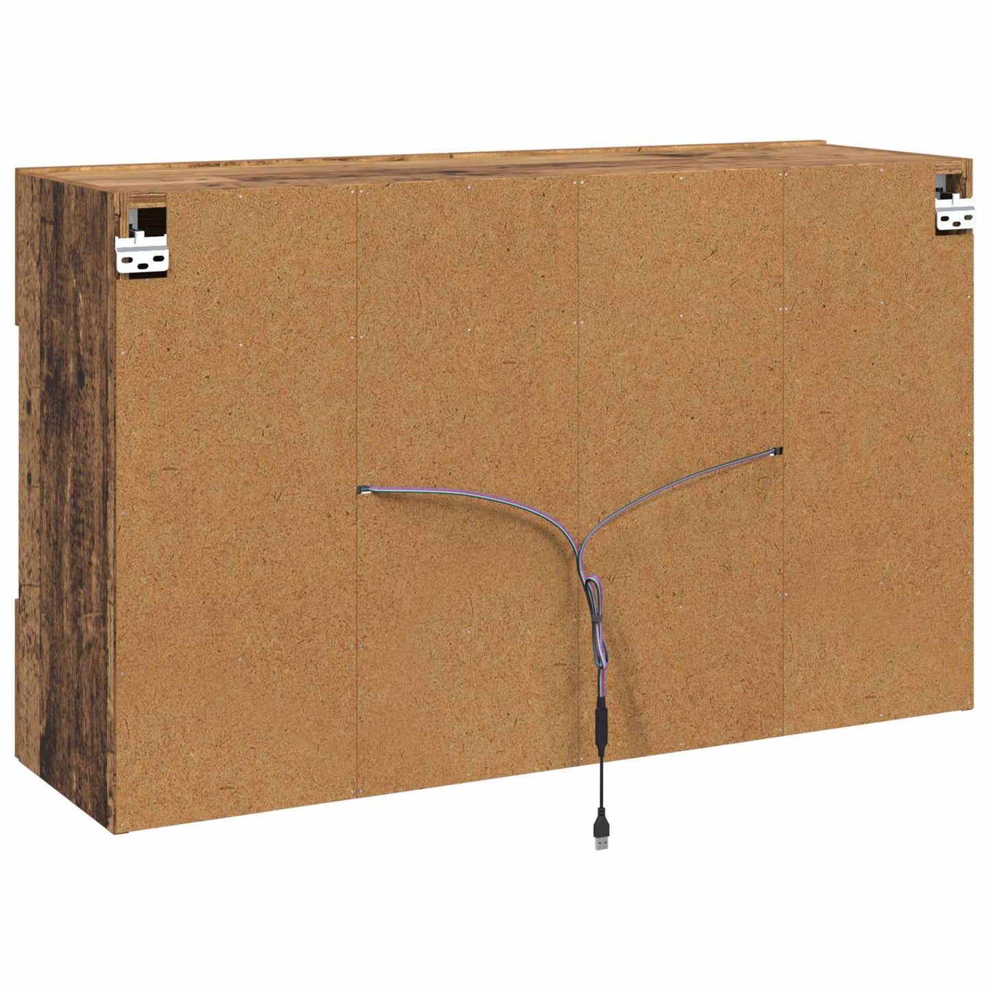 vidaXL TV-Wandschrank Altholz 98,5 x 30 x 60,5 cm Holzwerkstoff