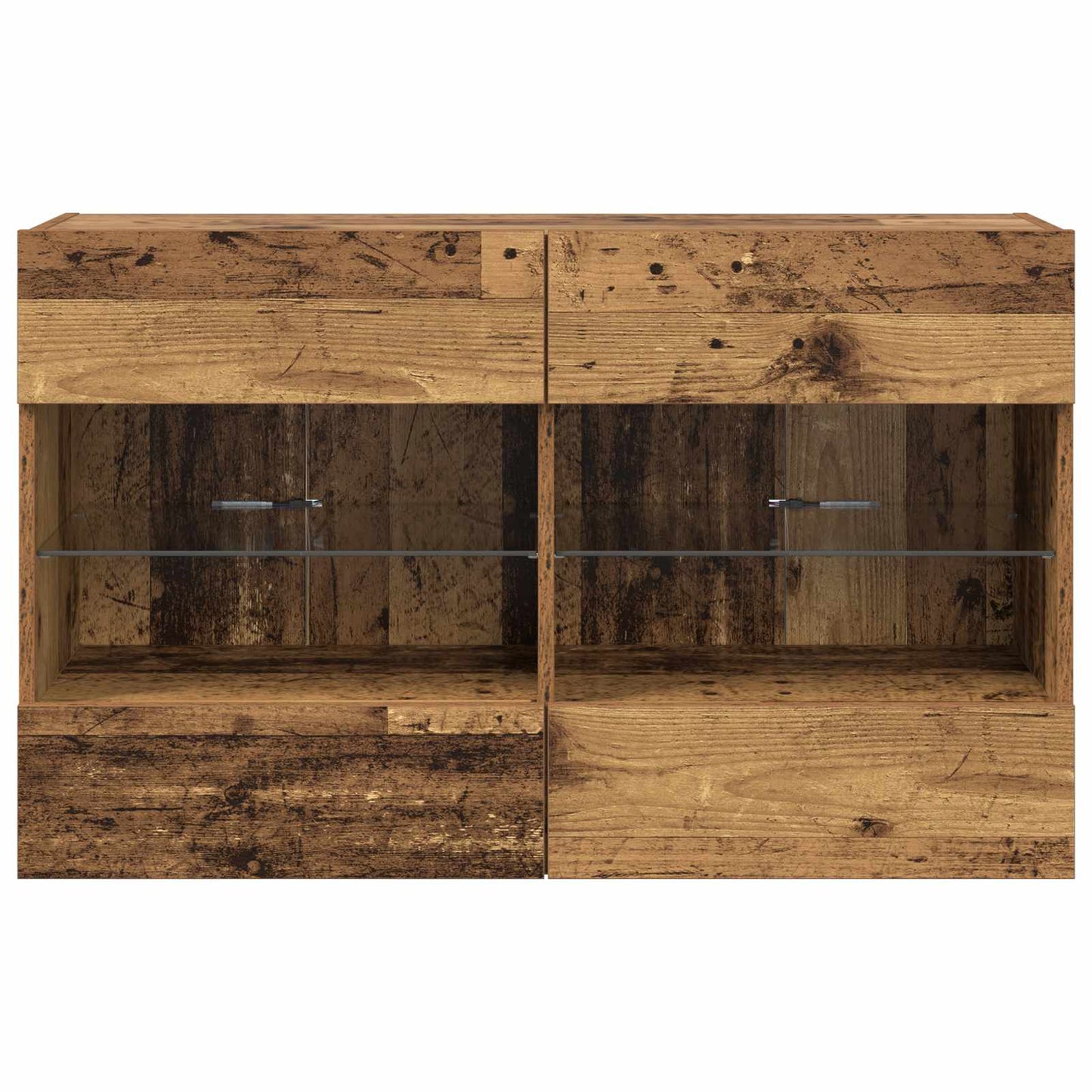 vidaXL TV-Wandschrank Altholz 98,5 x 30 x 60,5 cm Holzwerkstoff