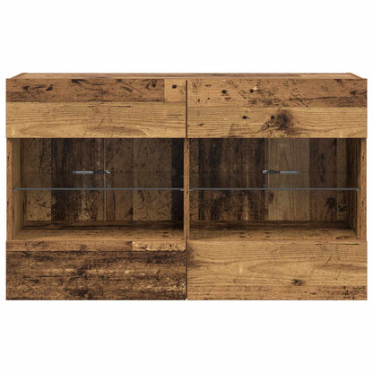 vidaXL TV-Wandschrank Altholz 98,5 x 30 x 60,5 cm Holzwerkstoff