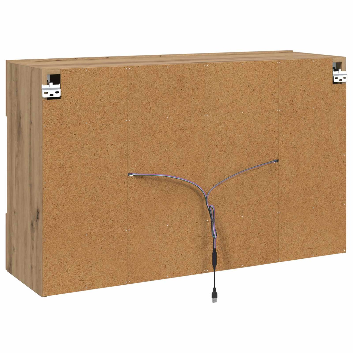 vidaXL TV-Wandschrank Artisan-Eiche 98,5 x 30 x 60,5 cm Holzwerkstoff