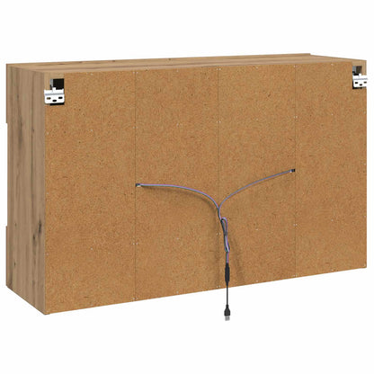 vidaXL TV-Wandschrank Artisan-Eiche 98,5 x 30 x 60,5 cm Holzwerkstoff