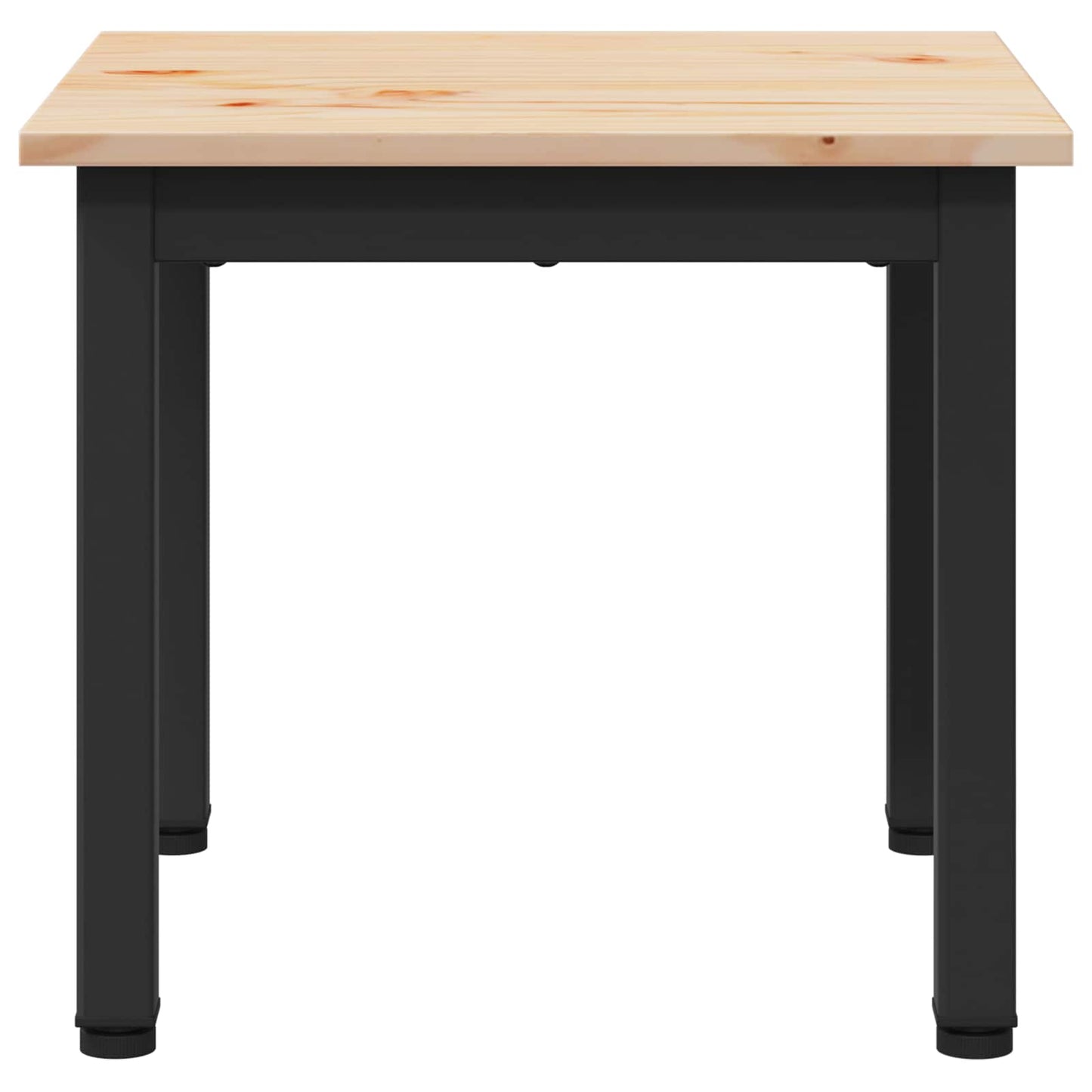 vidaXL Couchtisch Natur 40 x 40 x 36 cm Massives Kiefernholz