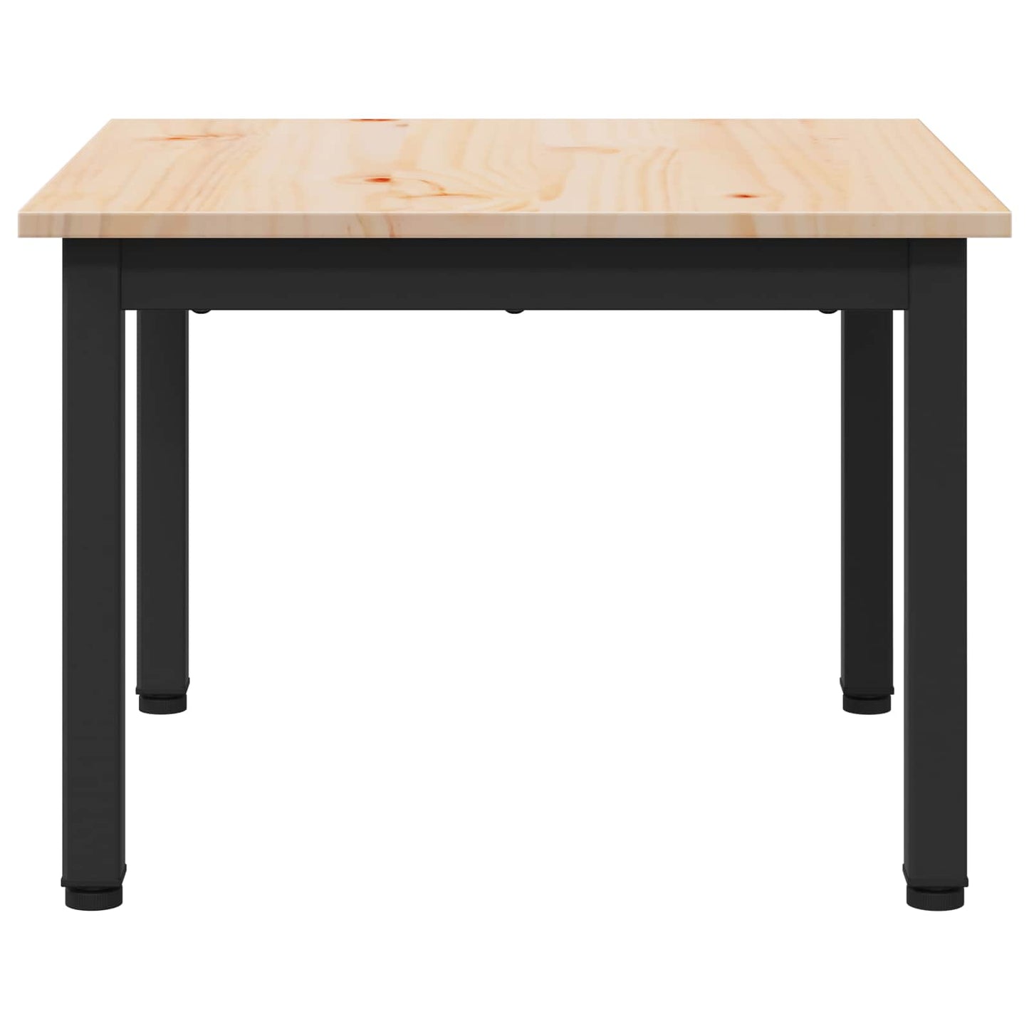 vidaXL Couchtisch Natur 50 x 50 x 36 cm Massives Kiefernholz