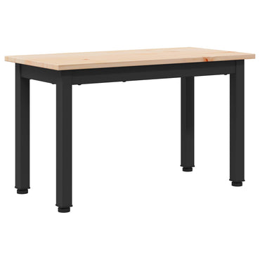 vidaXL Couchtisch Natur 60 x 30 x 36 cm Massives Kiefernholz