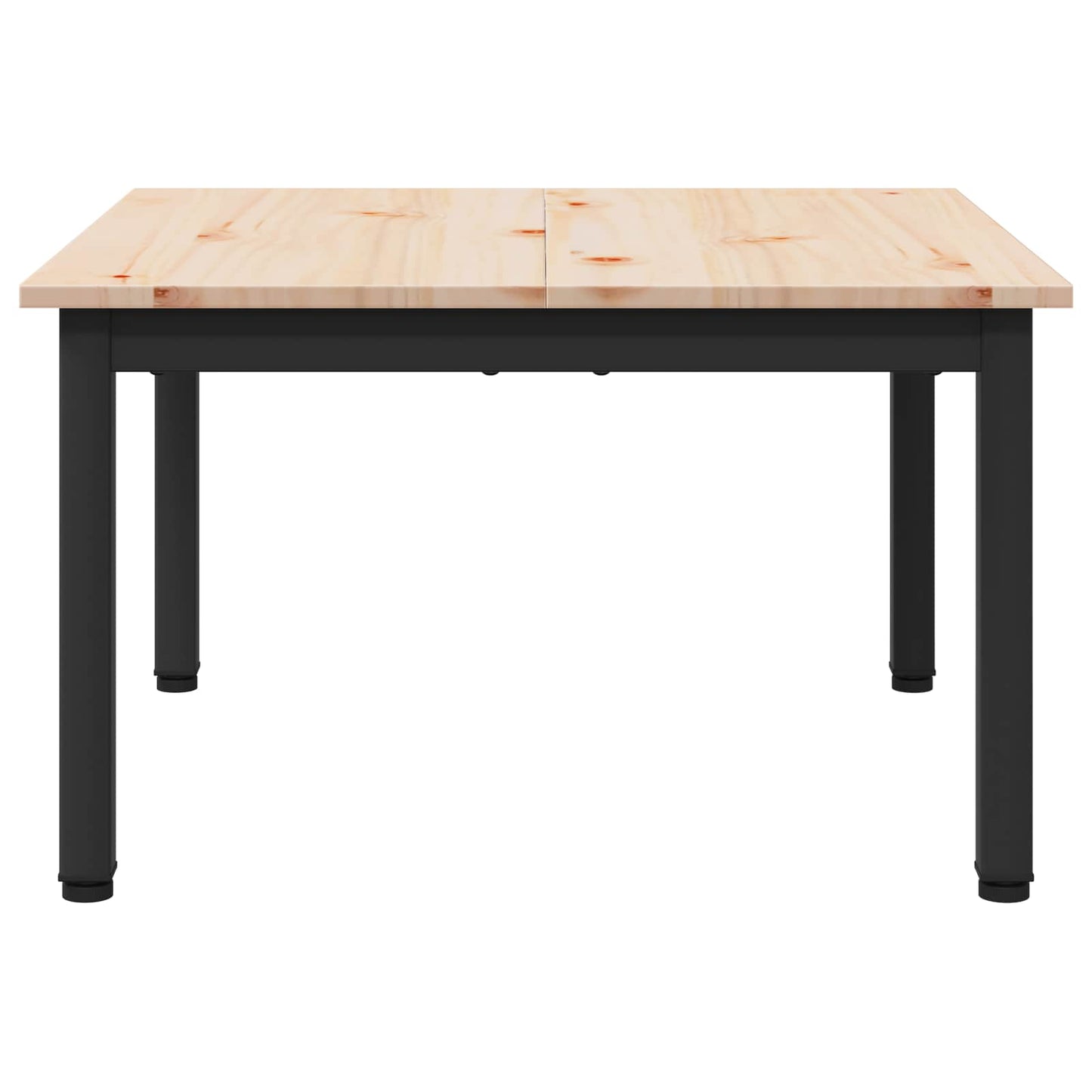 vidaXL Couchtisch Natur 60 x 60 x 36 cm Massives Kiefernholz