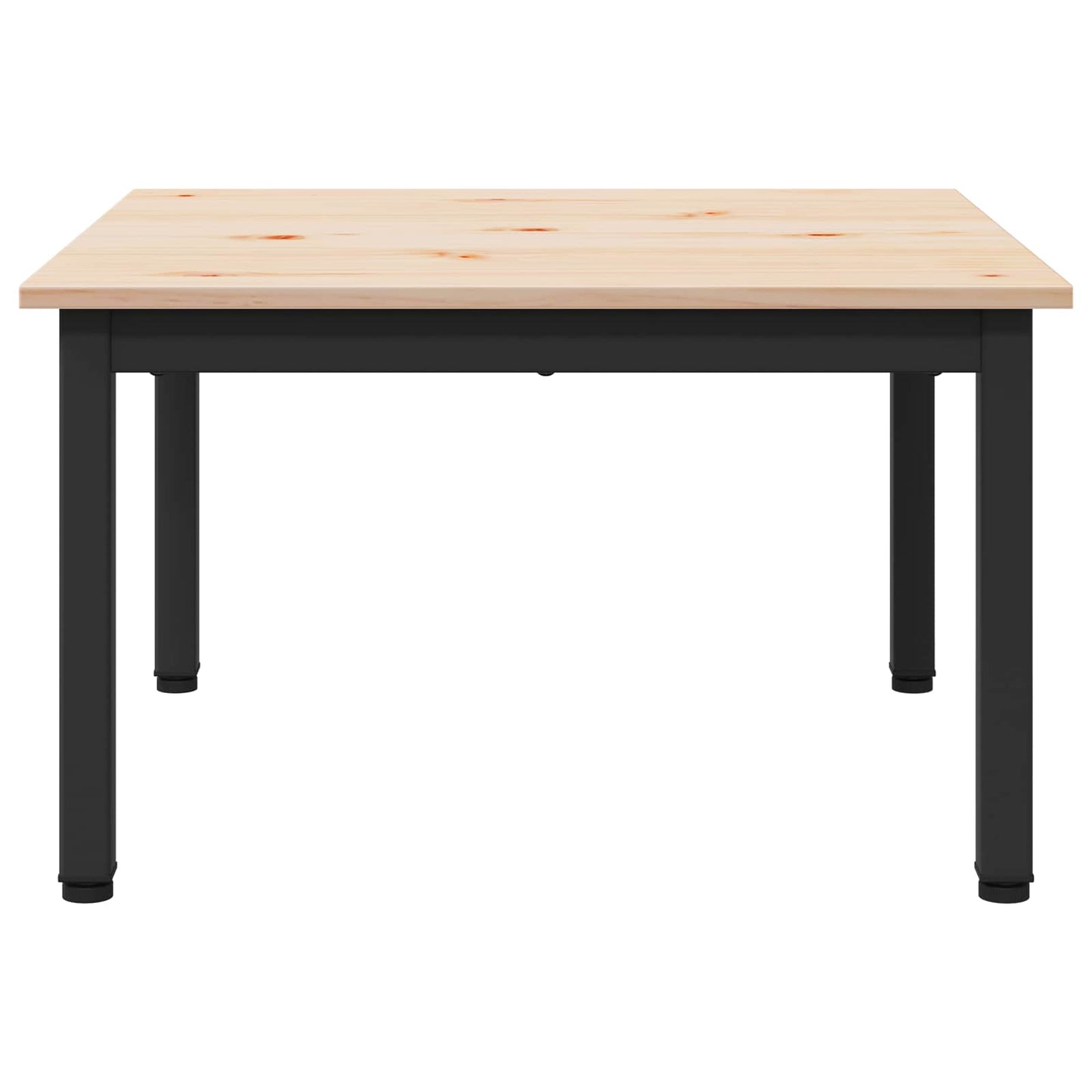 vidaXL Couchtisch Natur 60 x 60 x 36 cm Massives Kiefernholz