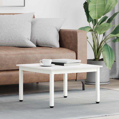 Couchtisch Weiß 60 x 60 x 36 cm Massives Kiefernholz