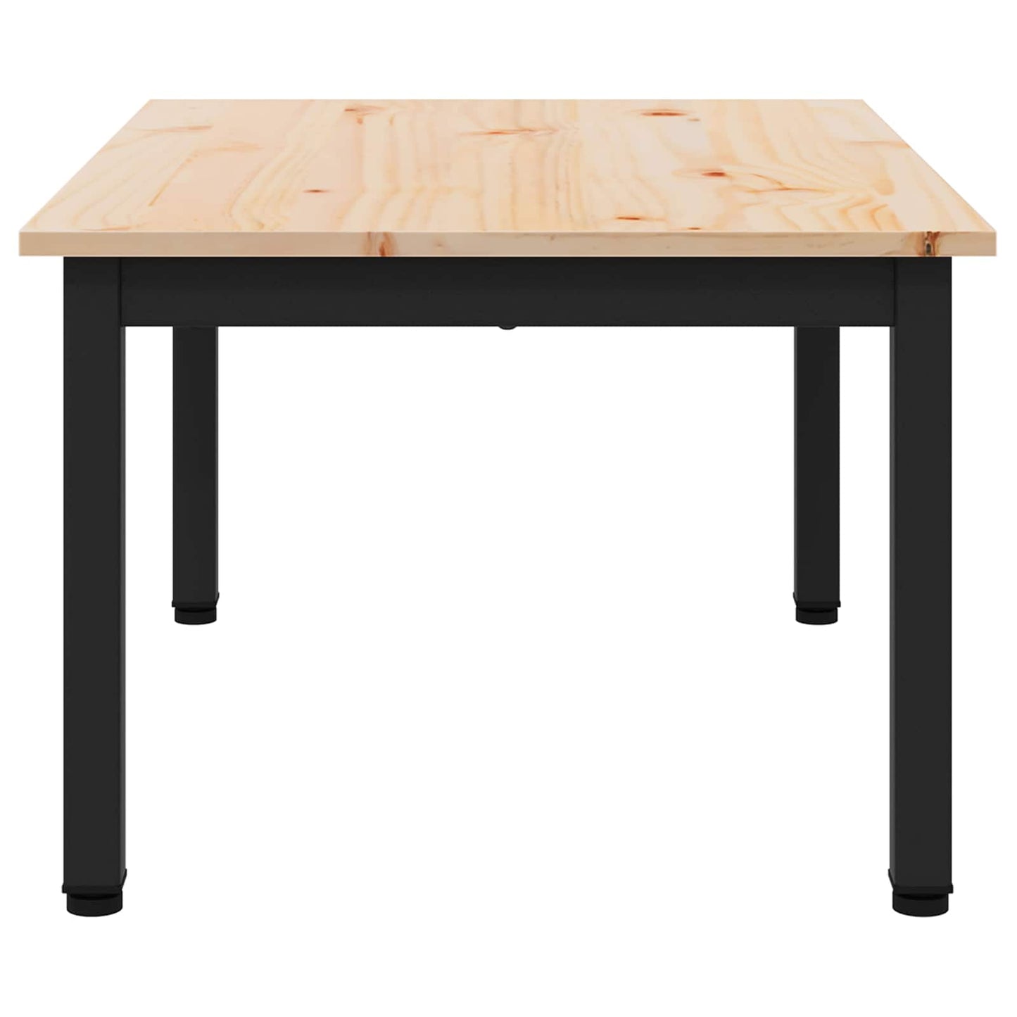 vidaXL Couchtisch Natur 60 x 50 x 36 cm Massives Kiefernholz