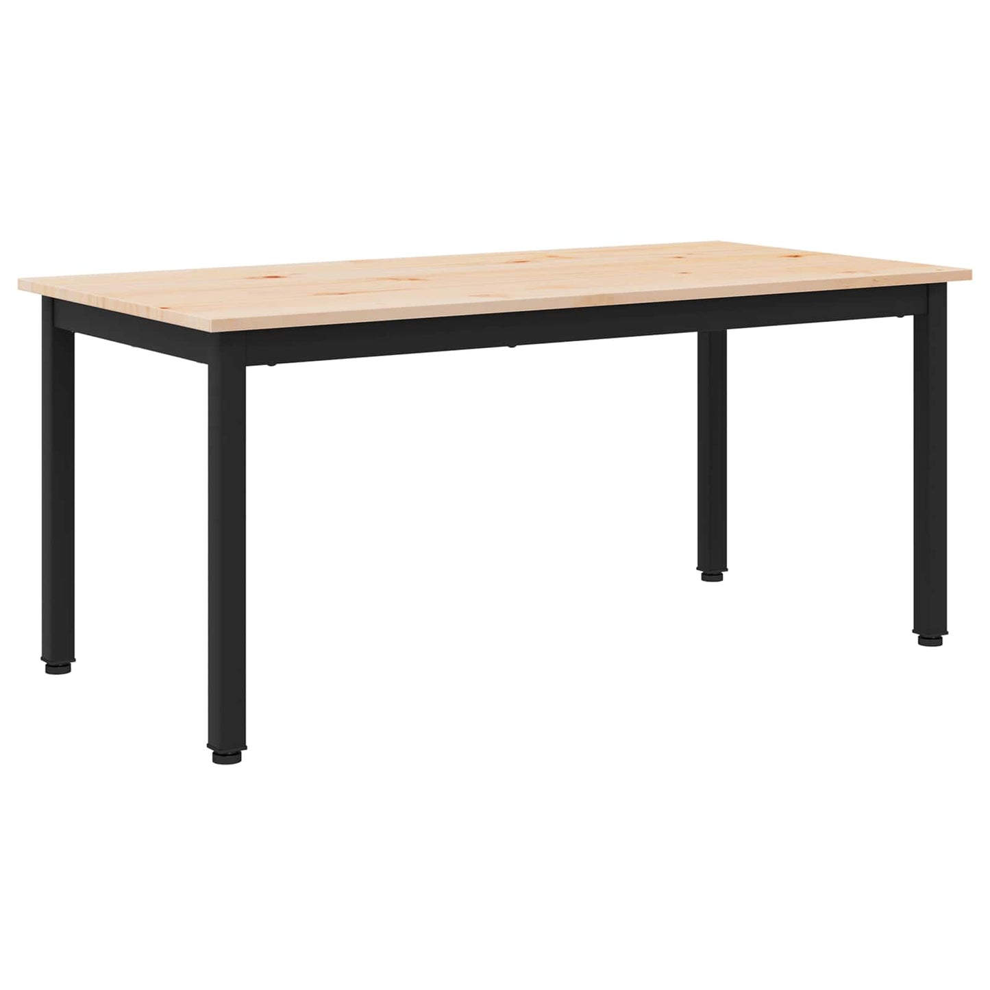vidaXL Couchtisch Natur 100 x 50 x 45 cm Massives Kiefernholz