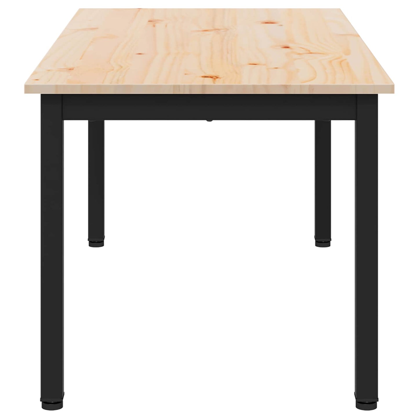 vidaXL Couchtisch Natur 100 x 50 x 45 cm Massives Kiefernholz