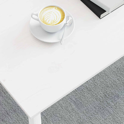 Couchtisch Weiß 100 x 50 x 45 cm Massives Kiefernholz