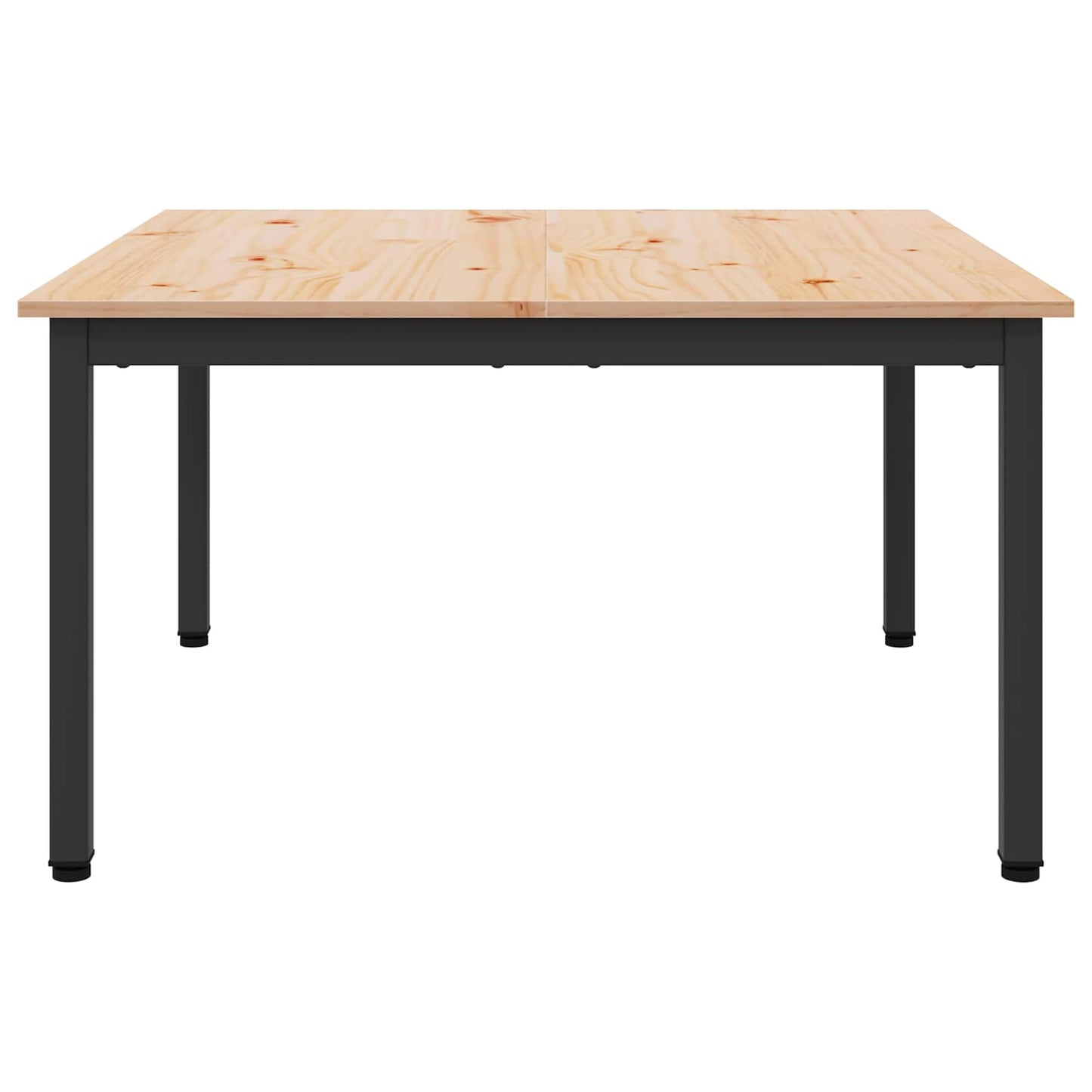 Couchtisch Natur 80 x 80 x 45 cm Massives Kiefernholz