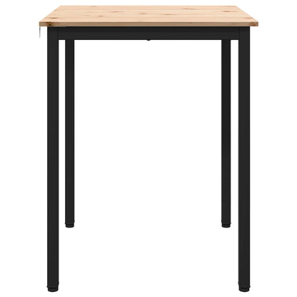 Esstisch Natur 60 x 60 x 75 cm Massives Kiefernholz