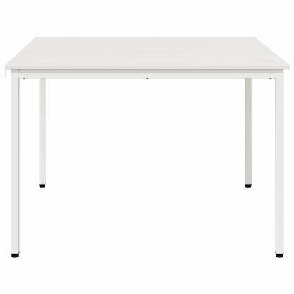 Esstisch Weiß 110 x 110 x 75 cm Massives Kiefernholz