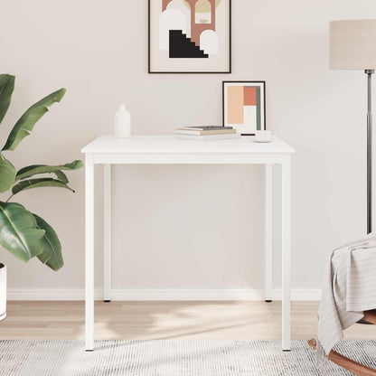 Bartisch Weiß 110 x 110 x 105 cm Massives Kiefernholz