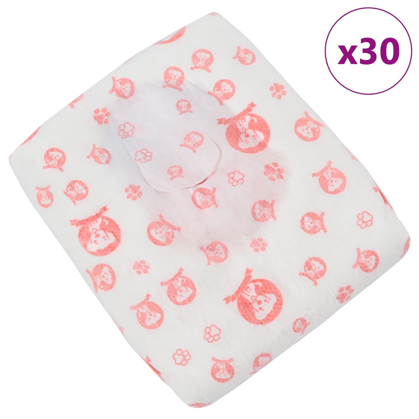 Wegwerf Hundewindeln für Hündinnen 30 Stück Weiß Größe XS