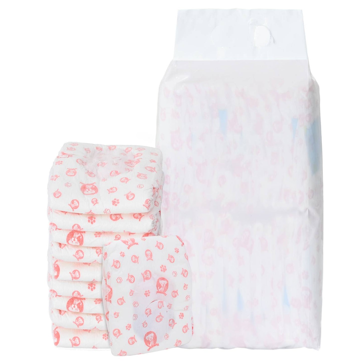 Wegwerf-Hundewindel für Hündinnen 30 pcs Weiß M