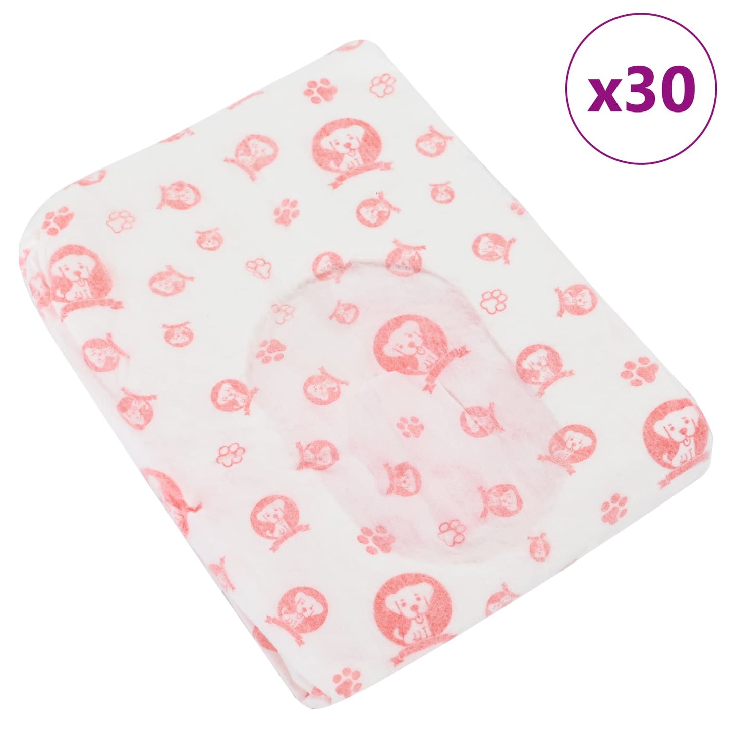 Wegwerf-Hundewindel für Hündinnen 30 pcs Weiß XL