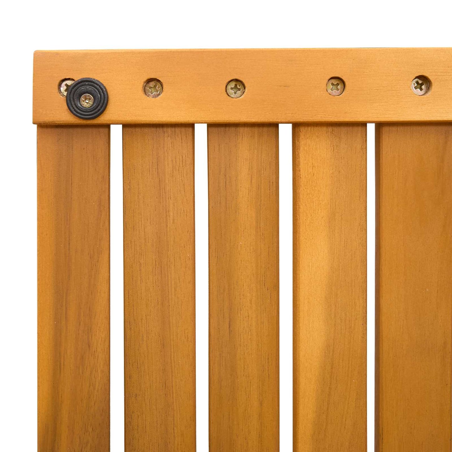 Badematte Uni Braun 50 x 50 cm Holz