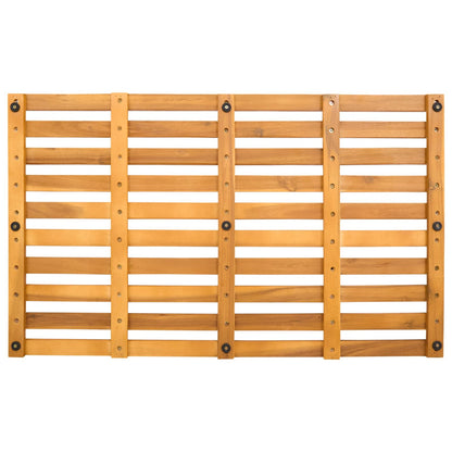 Badematte Uni Braun 100 x 53 cm Holz