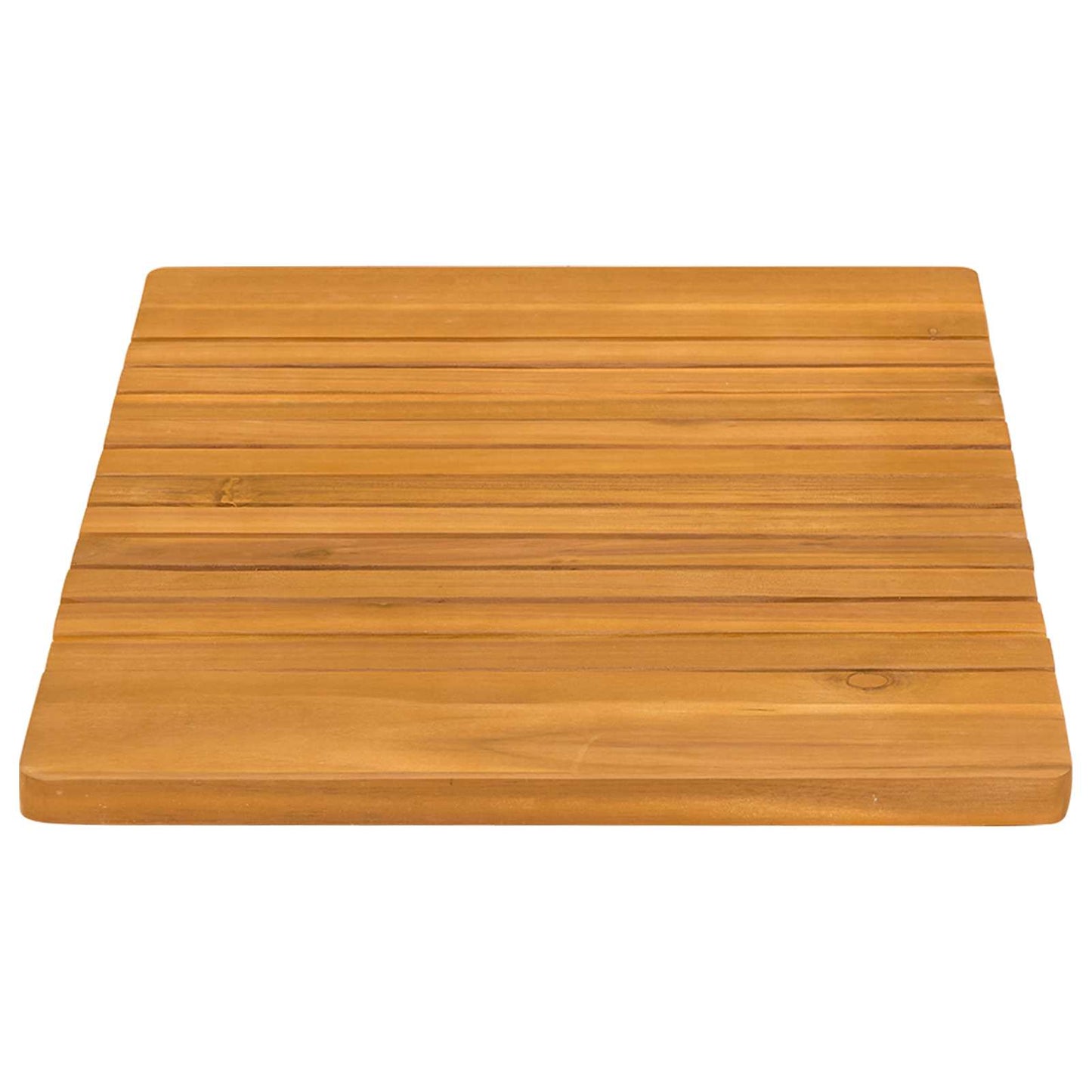 Badematte Uni Braun 59 x 40 cm Holz