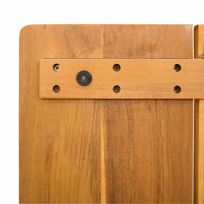 Badematte Uni Braun 59 x 40 cm Holz