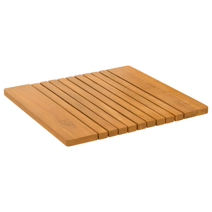 Badematte Uni Braun 59 x 40 cm Holz
