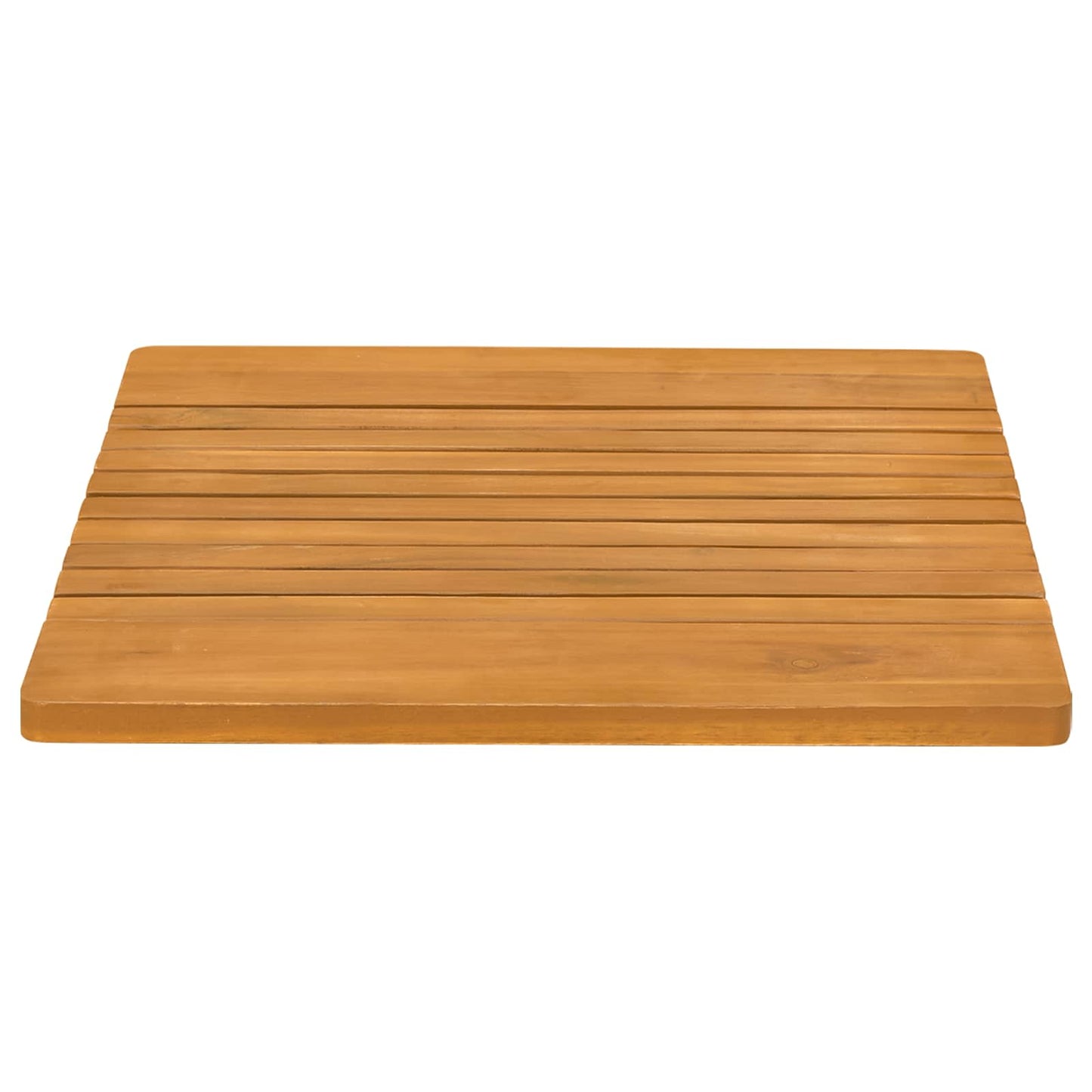 Badematte Uni Braun 59 x 40 cm Holz