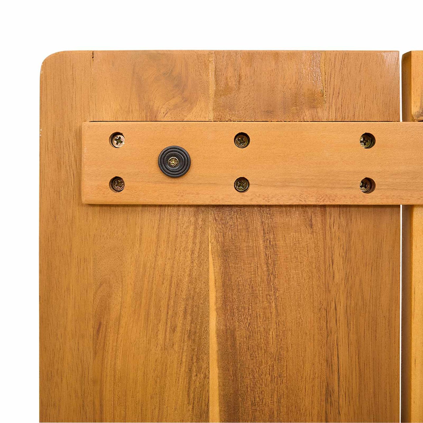 Badematte Uni Braun 100 x 55 cm Holz