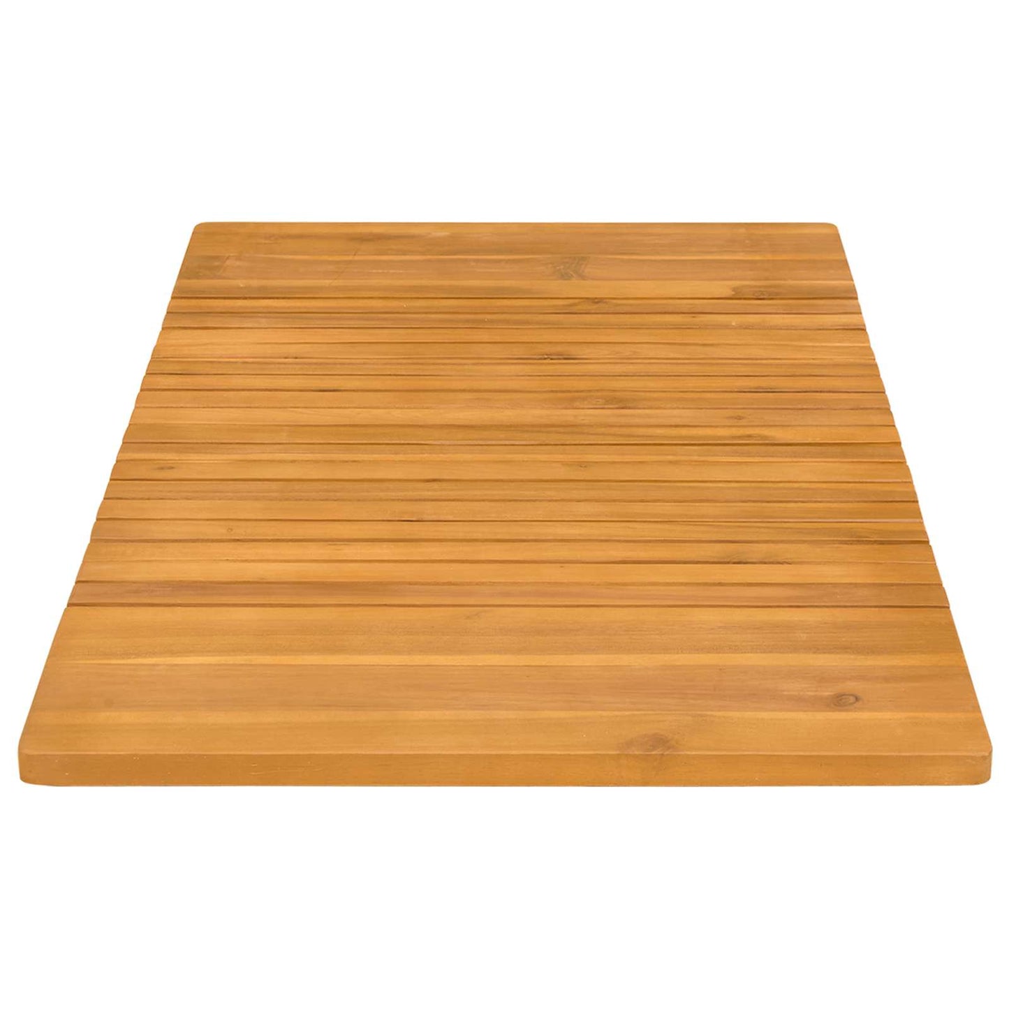 Badematte Uni Braun 100 x 55 cm Holz