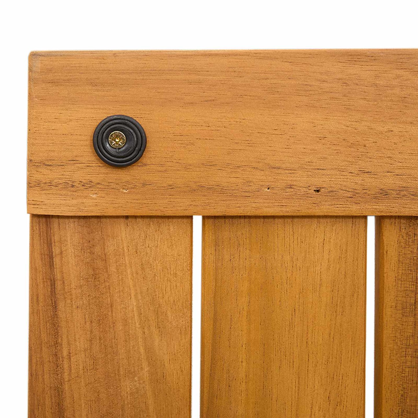 Badematte Uni Braun 100 x 55 cm Holz