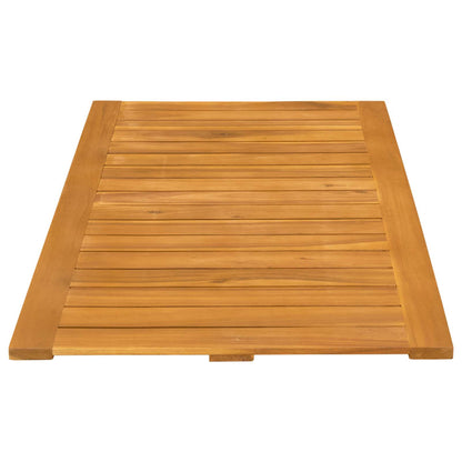 Badematte Uni Braun 100 x 55 cm Holz