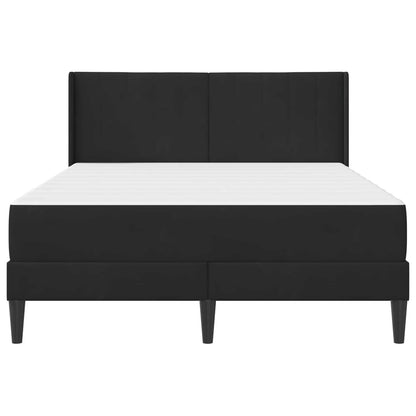 Bettrahmen Schwarz 120 x 190 cm Samt