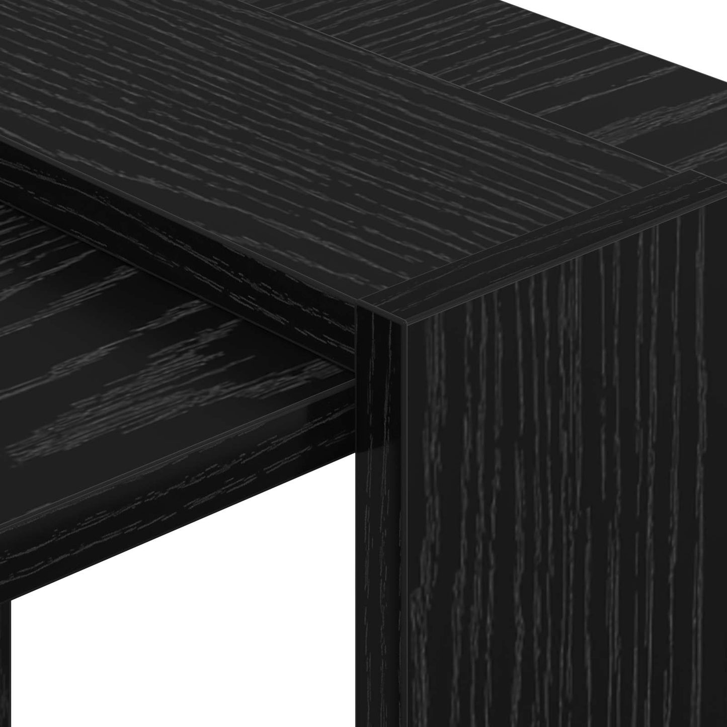 vidaXL Bücherregal Schwarz Eichen-Optik 52 x 25 x 71,5 cm