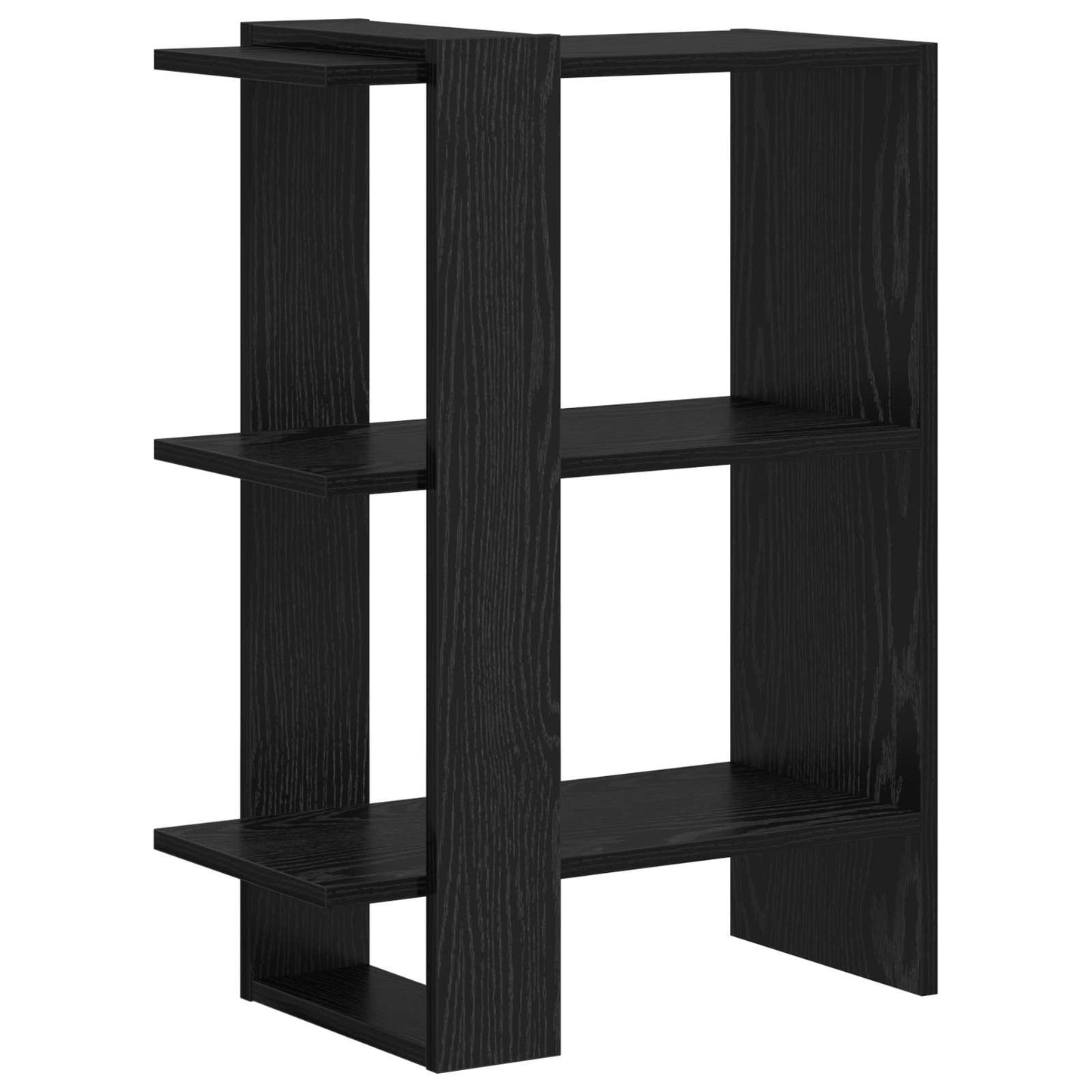vidaXL Bücherregal Schwarz Eichen-Optik 52 x 25 x 71,5 cm