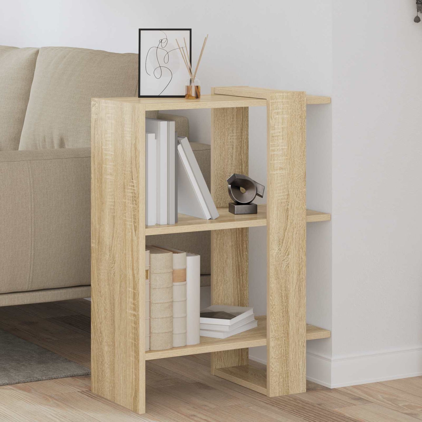 vidaXL Bücherregal Sonoma-Eiche 52 x 25 x 71,5 cm Holzwerkstoff