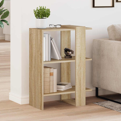 vidaXL Bücherregal Sonoma-Eiche 52 x 25 x 71,5 cm Holzwerkstoff