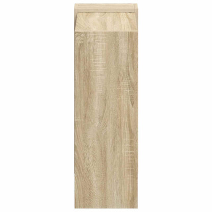 vidaXL Bücherregal Sonoma-Eiche 52 x 25 x 71,5 cm Holzwerkstoff