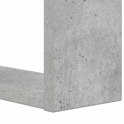 vidaXL Bücherregal Beton Grau 52 x 25 x 71,5 cm Holzwerkstoff