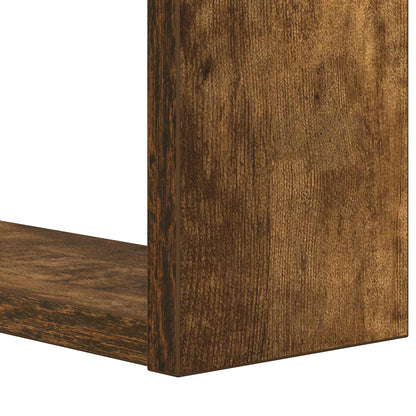 vidaXL Bücherregal Geräucherte Eiche 52 x 25 x 71,5 cm Holzwerkstoff