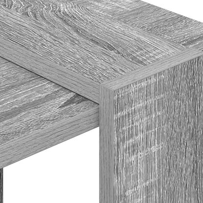 vidaXL Bücherregal Graues Sonoma 52 x 25 x 71,5 cm Holzwerkstoff