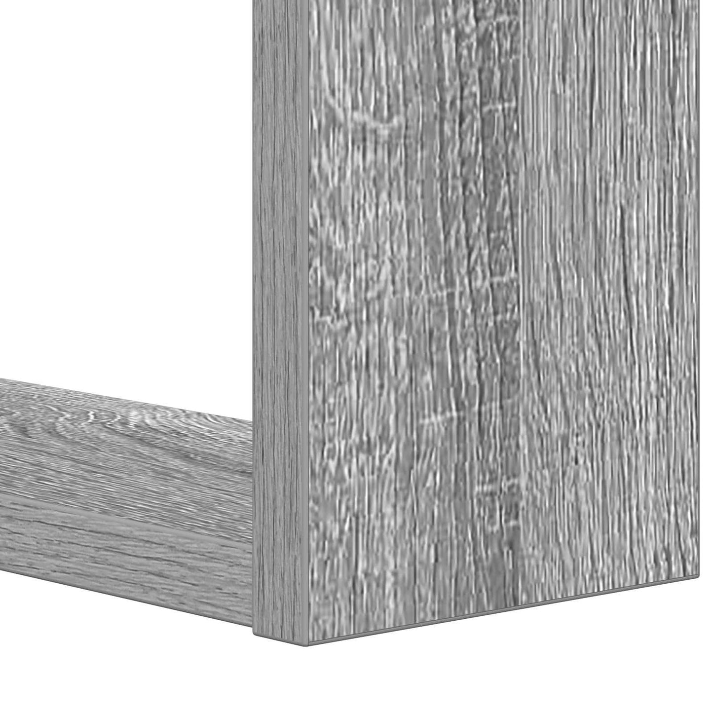 vidaXL Bücherregal Graues Sonoma 52 x 25 x 71,5 cm Holzwerkstoff