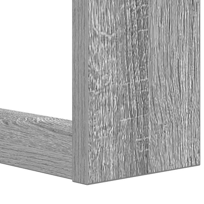 vidaXL Bücherregal Graues Sonoma 52 x 25 x 71,5 cm Holzwerkstoff
