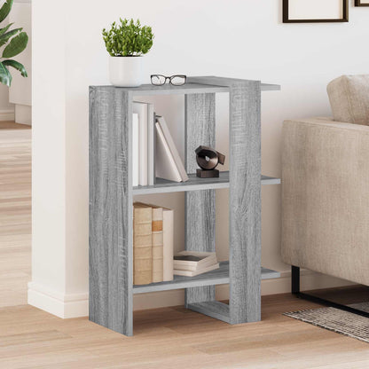 vidaXL Bücherregal Graues Sonoma 52 x 25 x 71,5 cm Holzwerkstoff