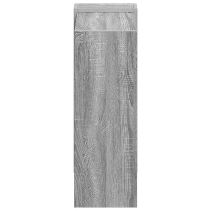 vidaXL Bücherregal Graues Sonoma 52 x 25 x 71,5 cm Holzwerkstoff